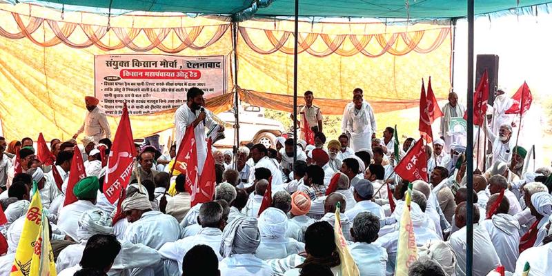ओटू हेड पर किसानों की हुंकार, 25 जून को सिंचाई मंत्री का आवास घेराव की चेतावनी